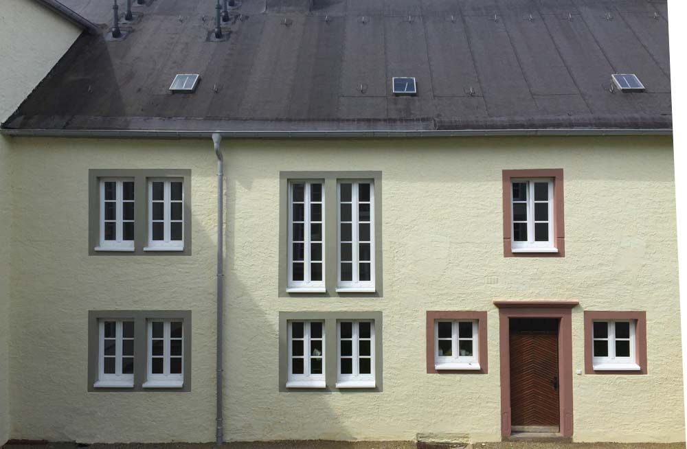 Innenhof Blickrichtung Westen